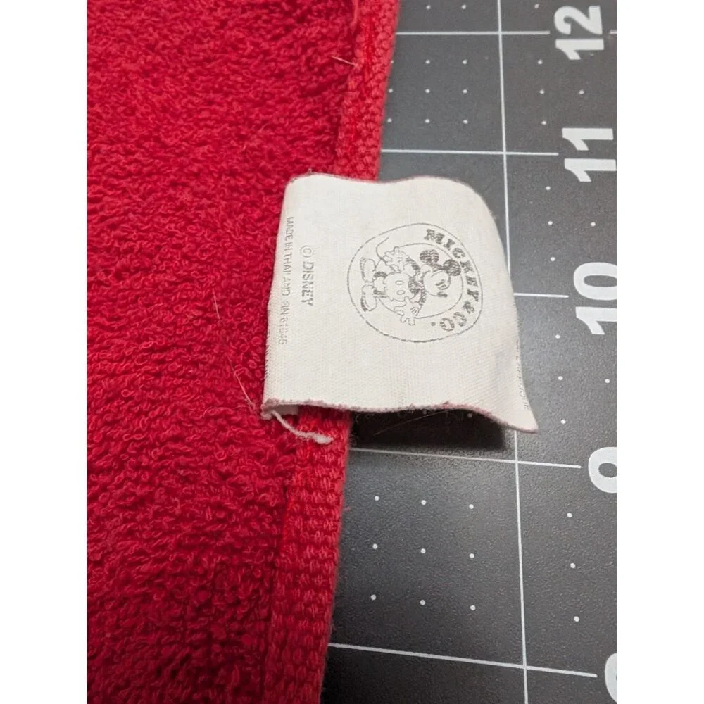 Mickey and co Christmas Mickey‎ Holiday towel & washcloth embroidered fringe